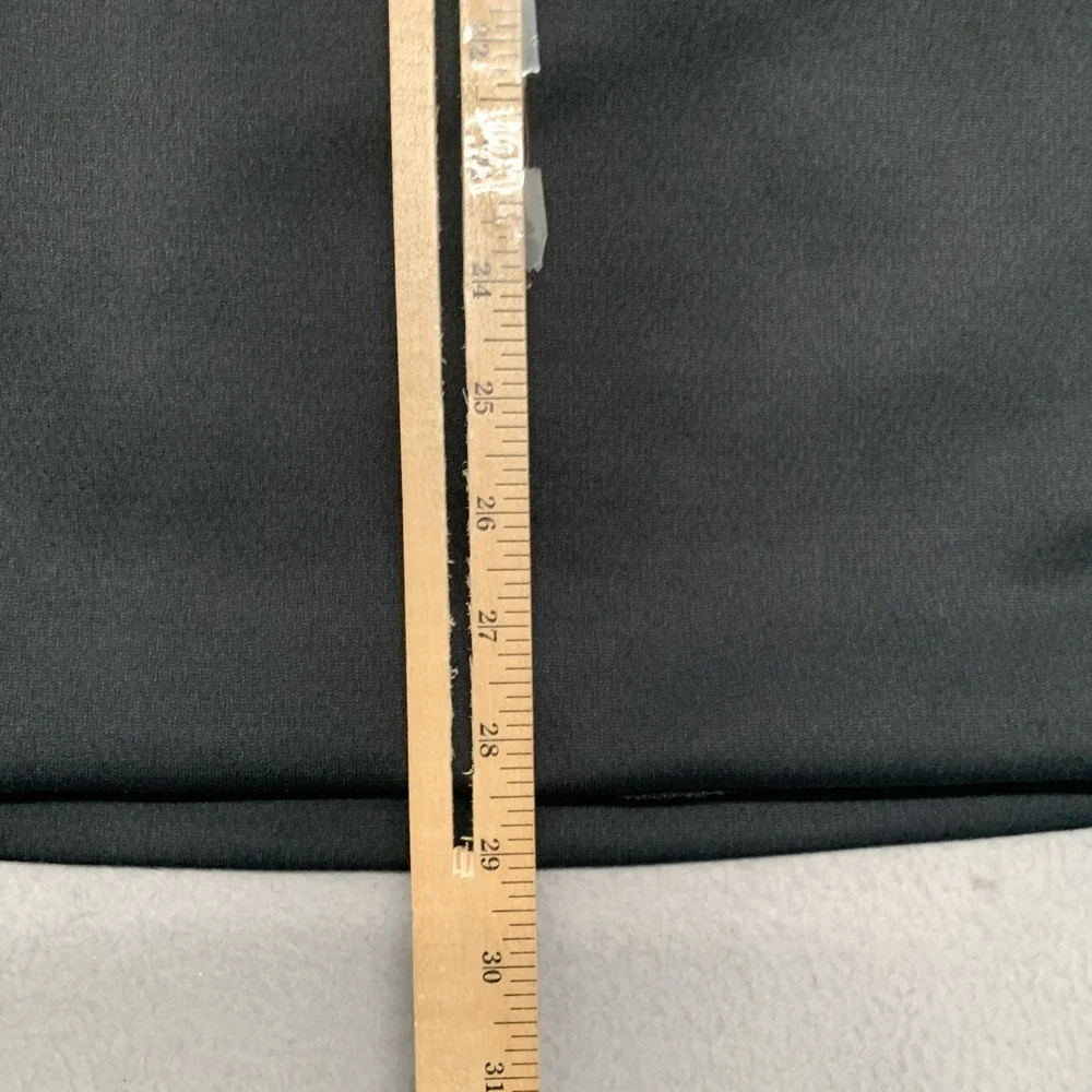 Adidas Mens Response 1/4 Zip Black Sweatshirt Large Wicking Quick Dry Activewear - Picture 8 of 14